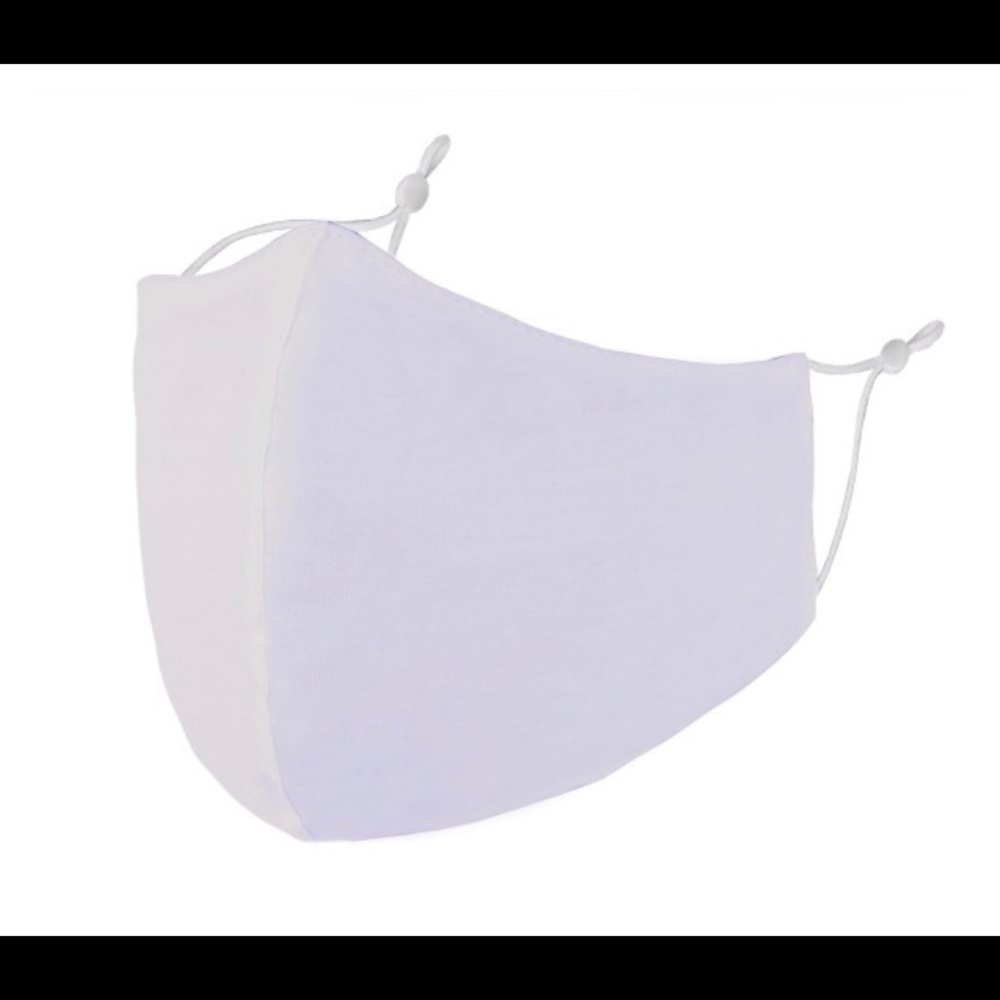 White adjustable face mask